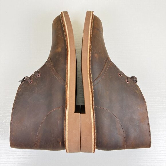 Like New Clarks Bushacre Chukka Boots in Beewax Leather main image 5